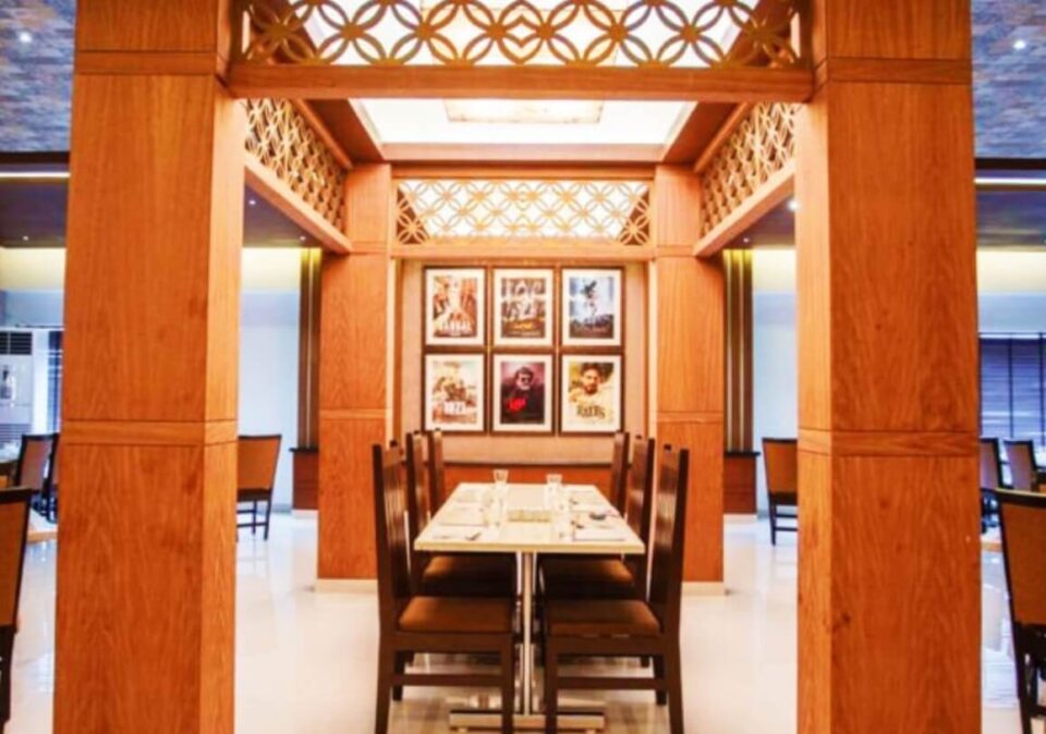 indoor hotel dining area